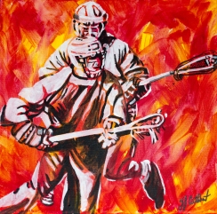 Lacrosse, Celebrate Canada, Yvette Cuthbert, Artist